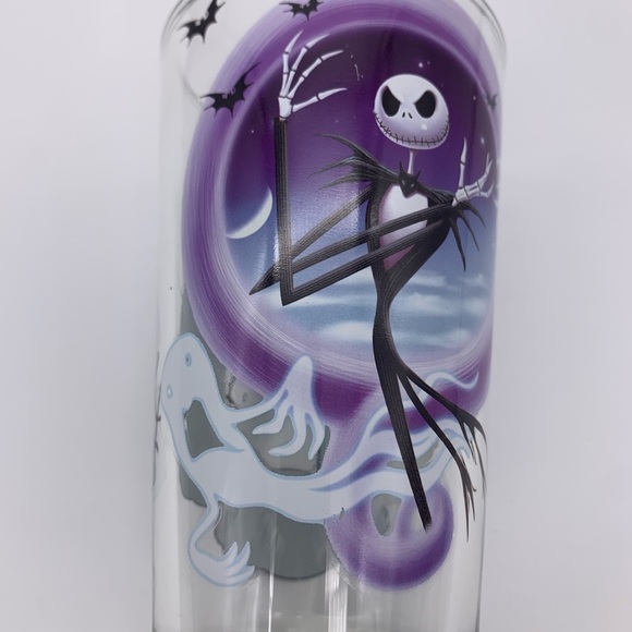 Nightmare Before Christmas JACK SKELLINGTON 2018 Retired 16 Oz Drinking Glass - Picture 7 of 8